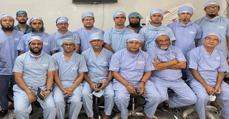 ওসমানী মেডিকেলে ৮ বধিরের কানে শ্রবণযন্ত্র স্থাপন