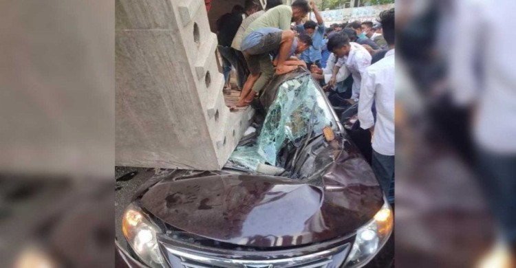 উত্তরায় ক্রেন দুর্ঘটনা: প্রাইভেটকার থেকে ৫ লাশ উদ্ধার, প্রধানমন্ত্রীর শোক