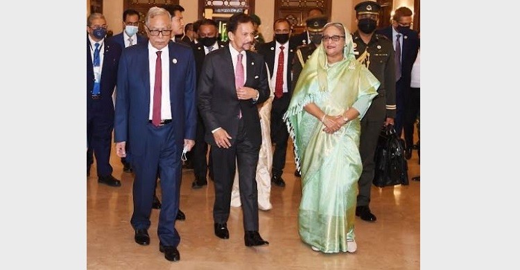 ব্রুনাই’র সুলতানের সম্মানে বঙ্গভবনে নৈশভোজ