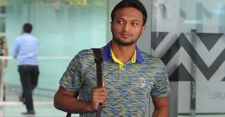 সাকিব আমেরিকা থেকে দেশে পৌঁছেছেন