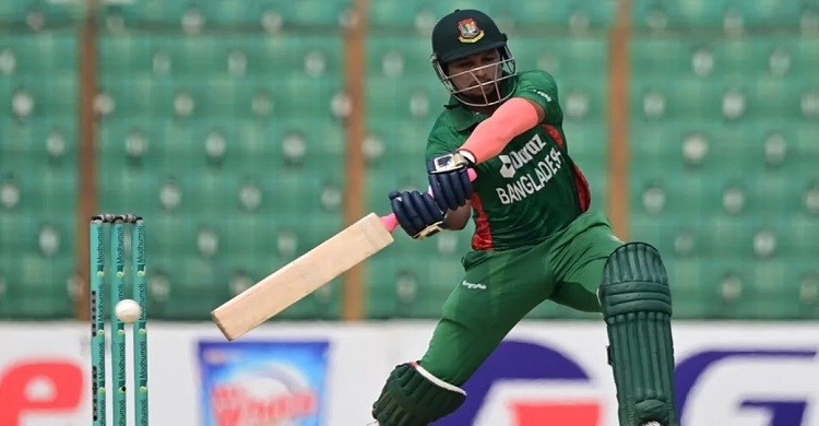 কার্টেল ওভারে বাংলাদেশের সংগ্রহ ২০২ রান