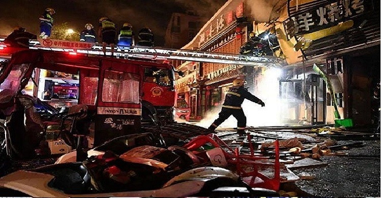 চীনে রেস্টুরেন্টে বিস্ফোরণে ৩১ জন নিহত
