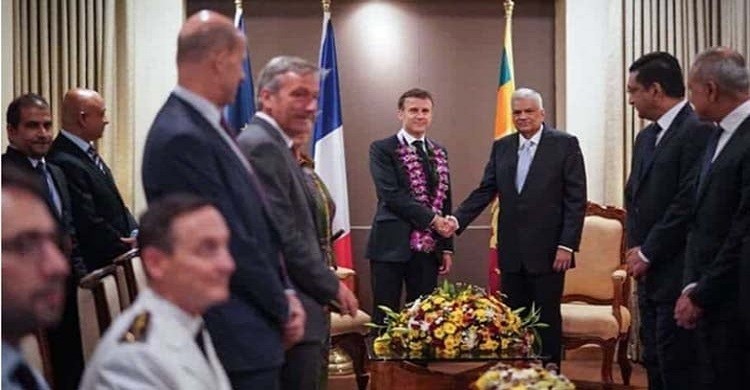 ইমানুয়েল ম্যাক্রোঁর শ্রীলঙ্কায় ‘ঐতিহাসিক’ যাত্রা বিরতি