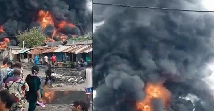 বেনিনে জ্বালানি ডিপোতে বিস্ফোরণে নিহত ৩৫