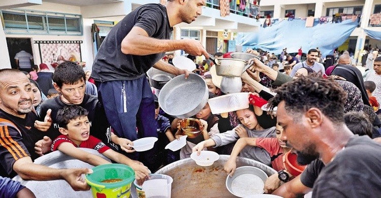 গাজা দুর্ভিক্ষের দ্বারপ্রান্তে, ডব্লিউএফপির হুঁশিয়ারি