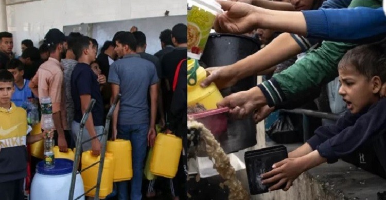 ‘তীব্র খাদ্য সংকট ও নিরাপত্তাহীনতায় গাজার রাফাবাসী’