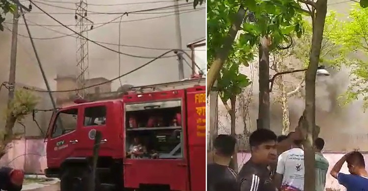 সিলেটে বিদ্যুৎকেন্দ্রে আগুন