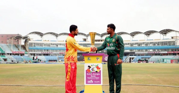 টস জিতে জিম্বাবুয়ের বিপক্ষে বোলিংয়ে বাংলাদেশ