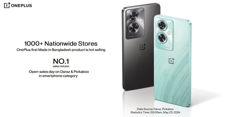 দেশে তৈরি প্রথম ওয়ানপ্লাস স্মার্টফোন এখন সারাদেশে পাওয়া যাচ্ছে