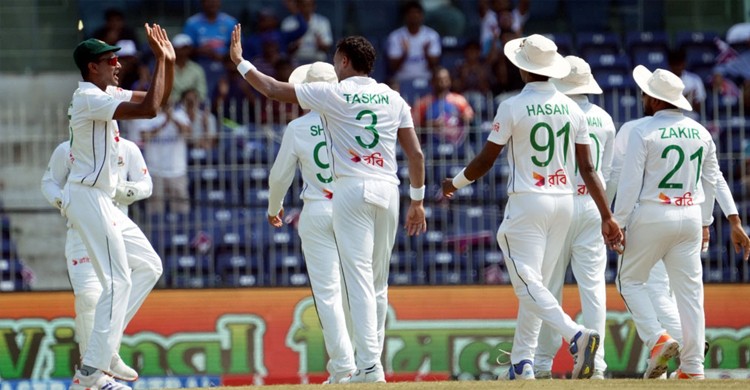 হাসানের ফাইফারে চারশ’র আগেই থামল ভারত