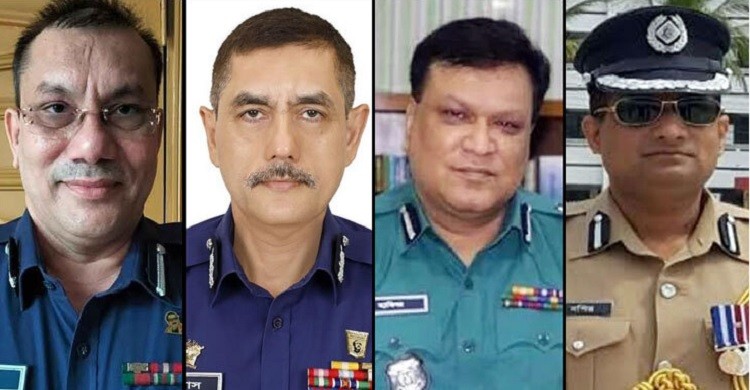 ৩ অতিরিক্ত আইজিপিসহ ছয় পুলিশ কর্মকর্তাকে বাধ্যতামূলক অবসর প্রদান