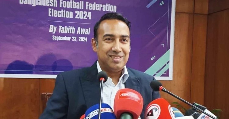 বাফুফে নির্বাচনে সভাপতি পদে লড়ার ঘোষণা তাবিথ আউয়ালের