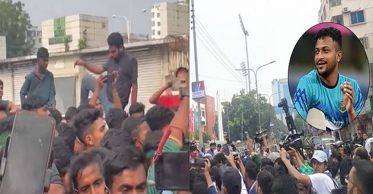 মিরপুরে সাকিব-ভক্তদের ধাওয়া দিল সাকিব-বিরোধীরা