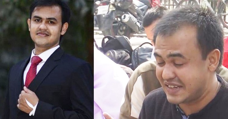 সচিবালয়ের সামনে আন্দোলনরত  চাকুরিচূত এসআইদের নেতৃত্বে ছাত্রলীগের কেন্দ্রীয় নেতা