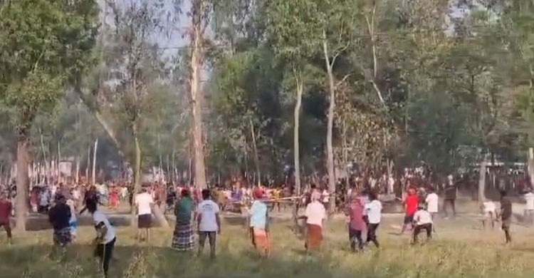 লাখাইয়ে টমটমে যাত্রী ওঠা-নামা নিয়ে সংঘর্ষ, আহত ৫০