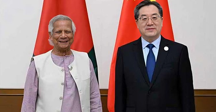 চীনের এক্সিকিউটিভ ভাইস প্রিমিয়ারের সঙ্গে ড. ইউনূসের বৈঠক