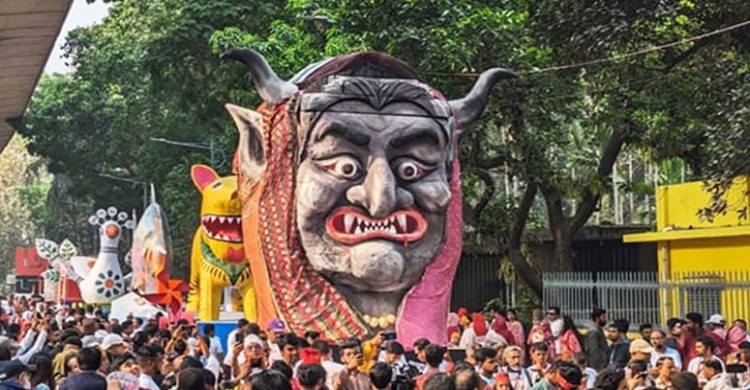 শেষ হলো বর্ষবরণ আনন্দ শোভাযাত্রা