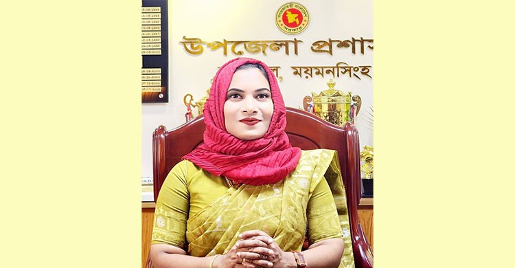 নান্দাইলে সুবিধাবঞ্চিত মানুষের সেবায় নিয়োজিত ইউএনও সারমিনা সাত্তার