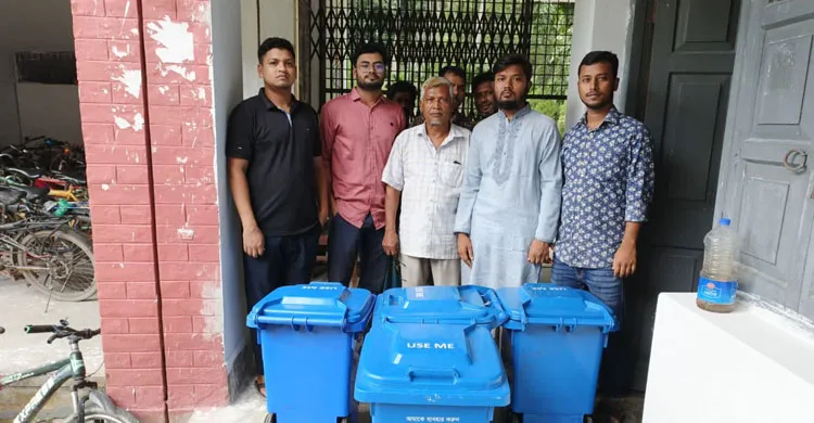 রাবির সোহরাওয়ার্দী হলে ডাস্টবিন দিলো কাউসার-সাচ্চু-ইমরুল পরিষদ