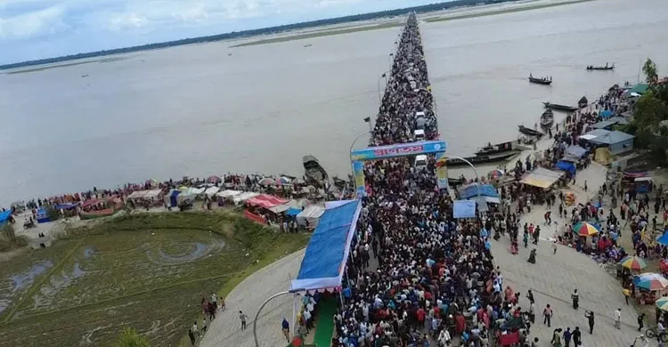 গাইবান্ধায় তিস্তা নদীর উপর মওলানা ভাসানী সেতু উদ্বোধন
