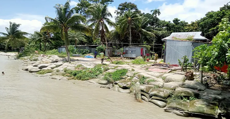 পদ্মার ভাঙনের আতঙ্ক, হুমকির মুখে লৌহজংয়ের মানচিত্র