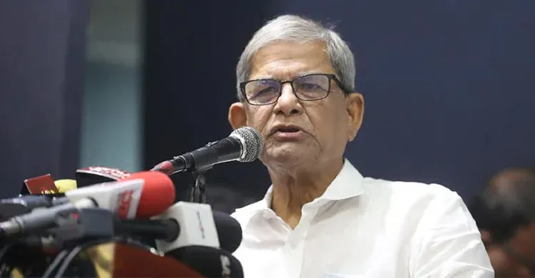 সংকট সমাধানের পথ নির্বাচিত জনপ্রতিনিধিত্বের সরকার: মির্জা ফখরুল