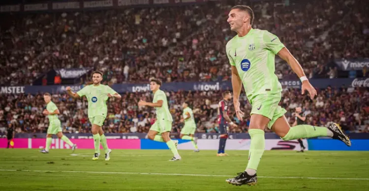 দুই গোলে পিছিয়েও লেভান্তেকে হারিয়ে টানা জয়ে বার্সেলোনা