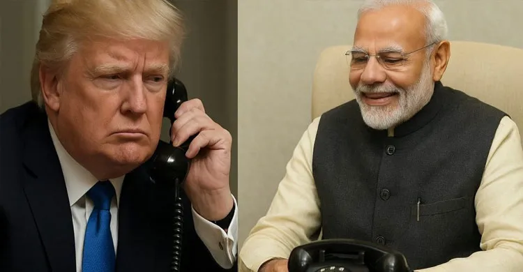 ট্রাম্পের চারটি ফোনকল ধরেননি মোদি