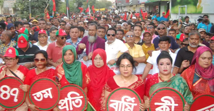 বগুড়ায় বিএনপির প্রতিষ্ঠা বার্ষিকীতে বর্ণাঢ্য আয়োজন