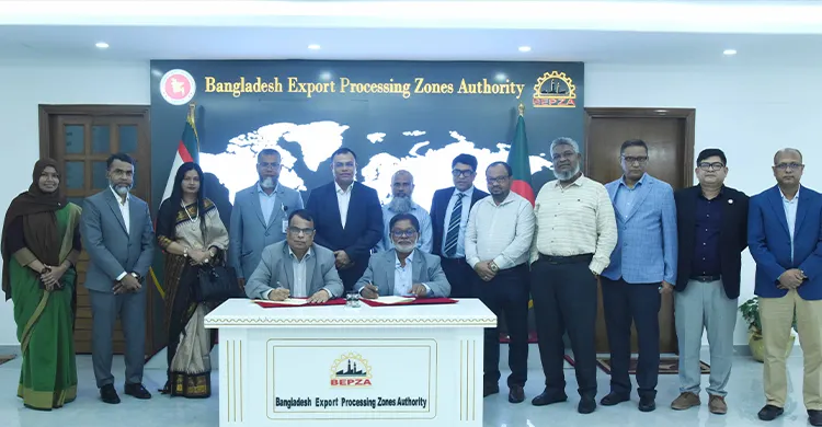 বেপজা অর্থনৈতিক অঞ্চলে ওয়েসিস অ্যাক্সেসরিজের ৪৮ লাখ ডলারের বিনিয়োগ