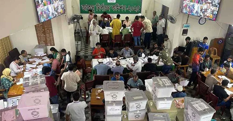 অবশেষে শেষ হলো জাকসু নির্বাচনের ভোট গণনা