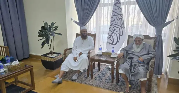 মাওলানা মামুনুল হকের হঠাৎ আফগানিস্তান সফর  নিয়ে রাজনীতিতে নতুন  কৌতূহল