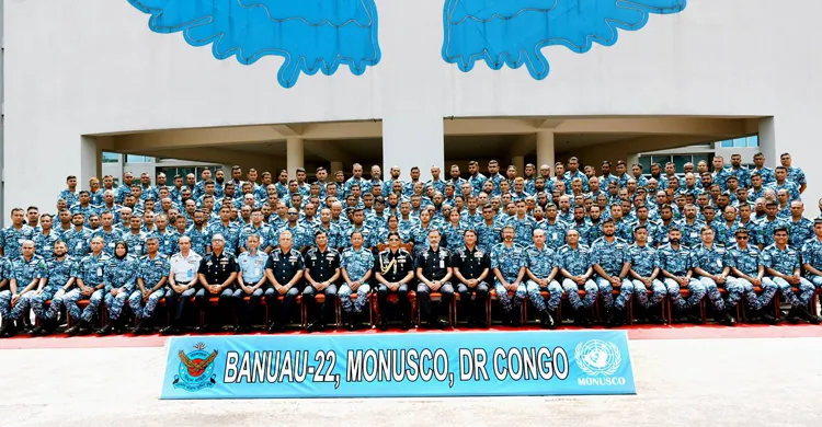 বাংলাদেশ বিমান বাহিনীর ১৯০ সদস্যের শান্তিরক্ষা কন্টিনজেন্ট প্রতিস্থাপিত