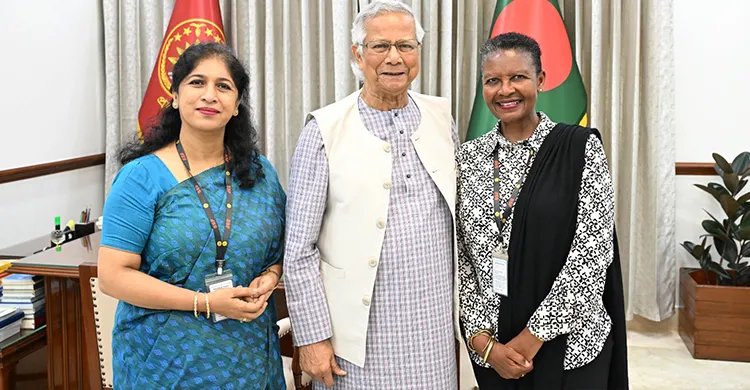 আন্তর্জাতিক মানবাধিকার সংস্থার সভাপতি প্রধান উপদেষ্টা অধ্যাপক ইউনুসের সঙ্গে সাক্ষাৎ
