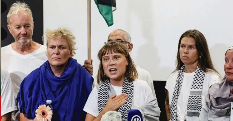 মুক্তির পর প্রথমবারের মতো মুখ খুললেন গ্রেটা থুনবার্গ