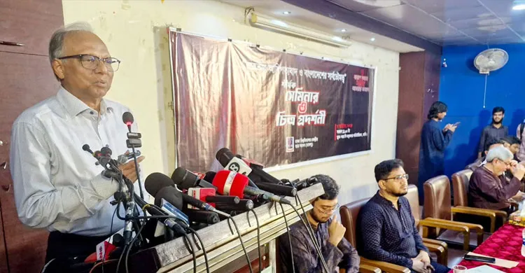 ঢাবিতে সেমিনারে মাহমুদুর রহমান: আবরার শহীদ হতে পেরেছেন, আমি পারিনি