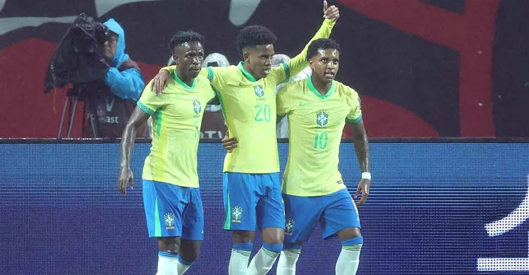 দক্ষিণ কোরিয়ার বিপক্ষে ৫-০ গোলের ব্যবধানে জিতল ব্রাজিল