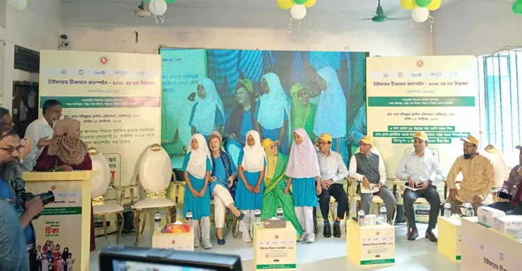 দেশে প্রথমবার সারাদেশে শুরু টাইফয়েড টিকাদান কর্মসূচি