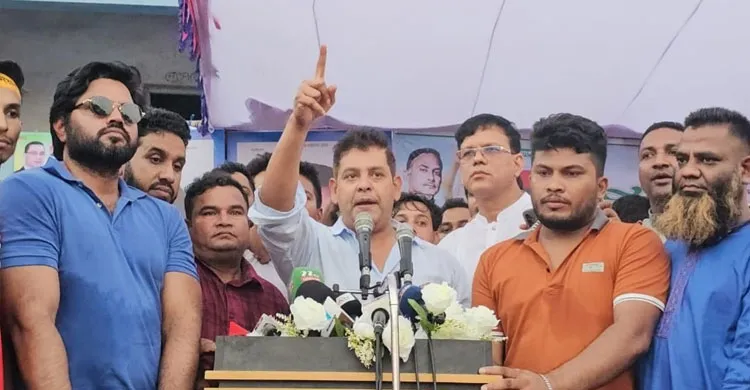 ৩১ দফা বাস্তবায়নের লক্ষ্যে রূপগঞ্জে দিপু ভূঁইয়ার জনসভায় জনতার ঢল