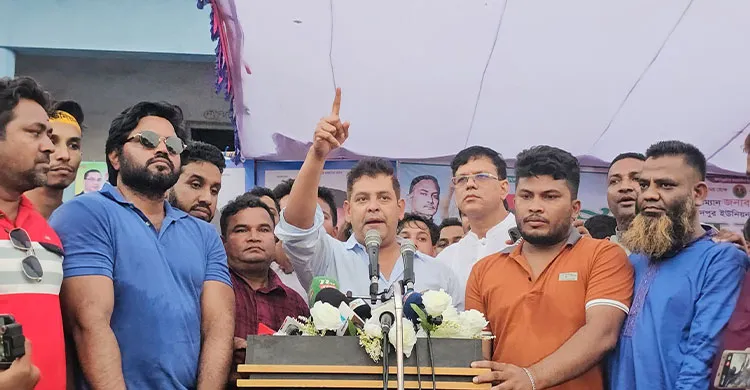 ৩১ দফা বাস্তবায়নের লক্ষ্যে রূপগঞ্জে দিপু ভূইয়ার জনসভা