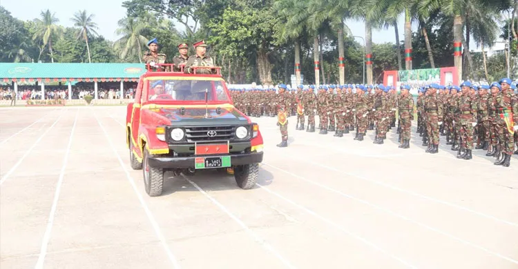 আর্মি সার্ভিস কোর ও আর্মি মেডিকেল কোরের রিক্রুট ব্যাচ–২০২৫ কুচকাওয়াজ অনুষ্ঠিত