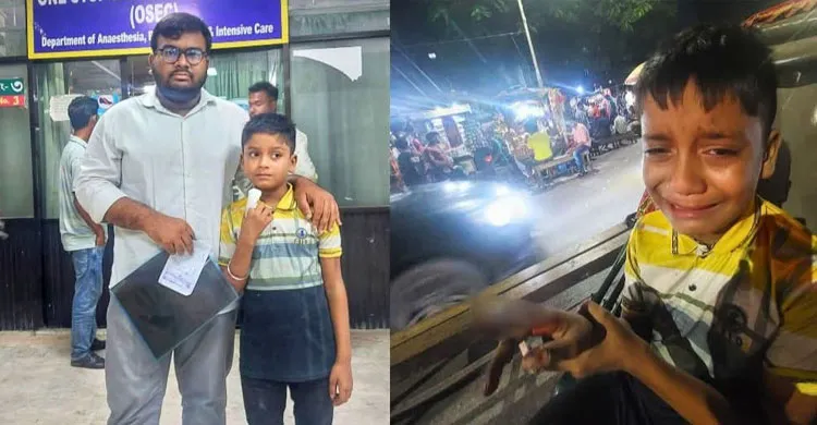 টিএসসিতে ফুল বিক্রেতা শিশুর উপর নৃশংসতা, শিক্ষার্থীরা অপরাধীর শাস্তি দাবি