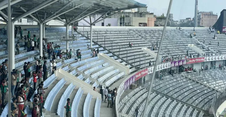 ওয়েস্ট ইন্ডিজের বিপক্ষে বাংলাদেশে , অর্ধেক খালি মিরপুরের গ্যালারি