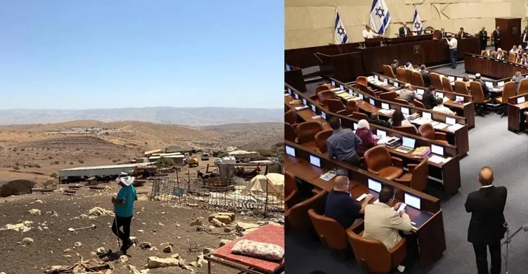 ইসরায়েলি সংসদে পশ্চিম তীর দখলে বিলের প্রাথমিক অনুমোদন