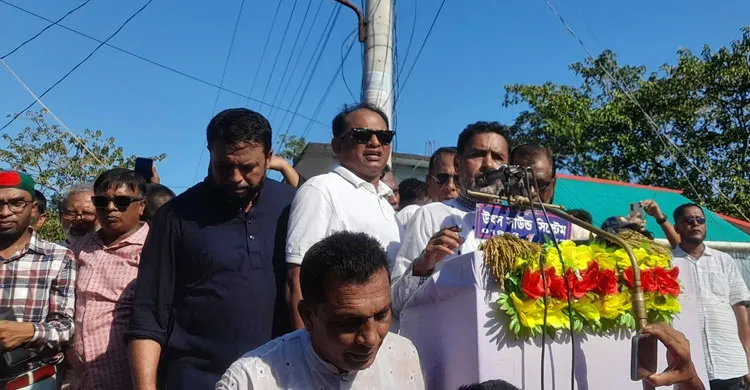 সুনামগঞ্জ-১ আসনে বিএনপি মনোনীত প্রার্থী আনিসুল হককে তাহিরপুরে সংবর্ধনা