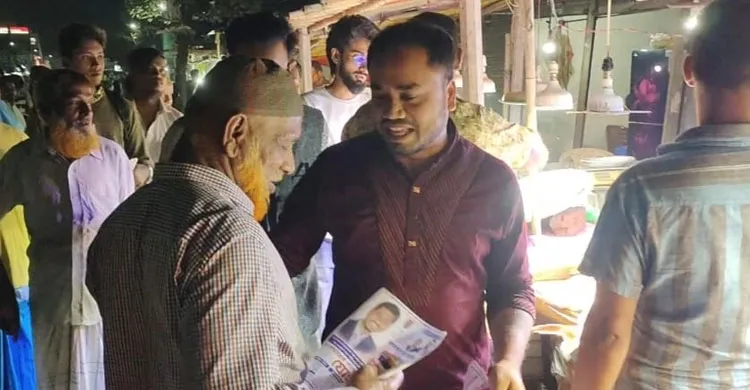 শরীয়তপুর-১ আসনে গণ অধিকার পরিষদ নেতা অ্যাডভোকেট ফিরোজের নির্বাচনী প্রচারণা