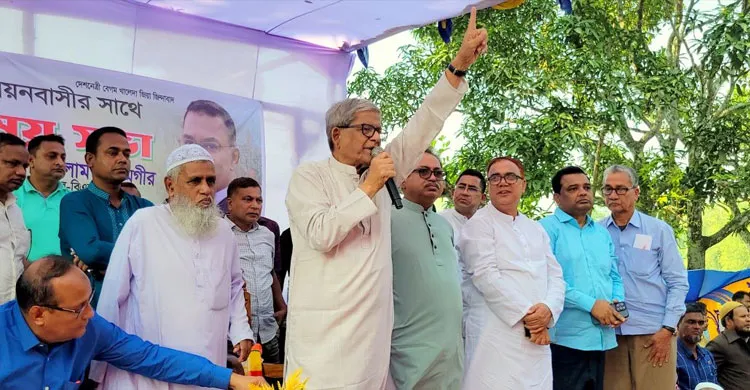 ঠাকুরগাঁওয়ে মির্জা ফখরুল: নির্বাচন হলে জামায়াত-এনসিপির অস্তিত্ব থাকবে না