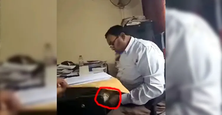 নান্দাইলে এলজিইডি উপ-সহকারী প্রকৌশলীর ঘুষ নেয়ার ভিডিও ভাইরাল, জনমনে ক্ষোভ