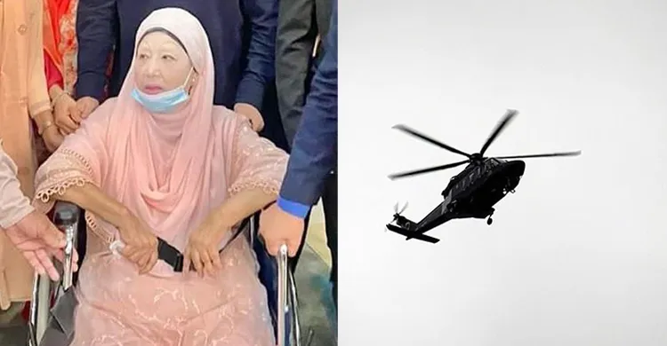 খালেদা জিয়ার হাসপাতালের পাশে হেলিকপ্টার উড্ডয়ন অবতরণ মহড়া