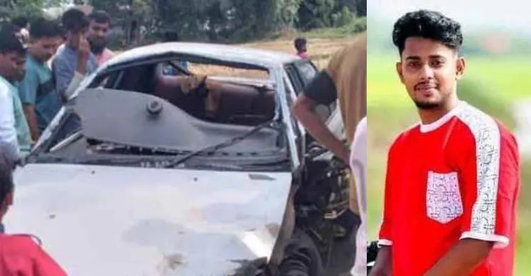 মাধবপুরে গাড়ি দুর্ঘটনায় যুবক নিহত, একজন গুরুতর আহত